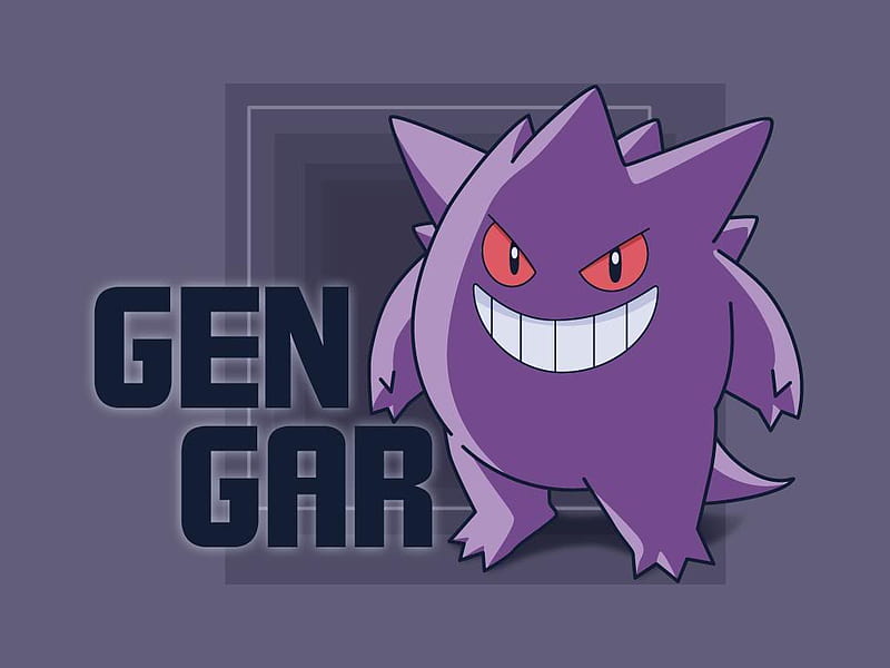 Gengar, pokemon, dark, ghost, fantasma smile, sonriente, neon, HD