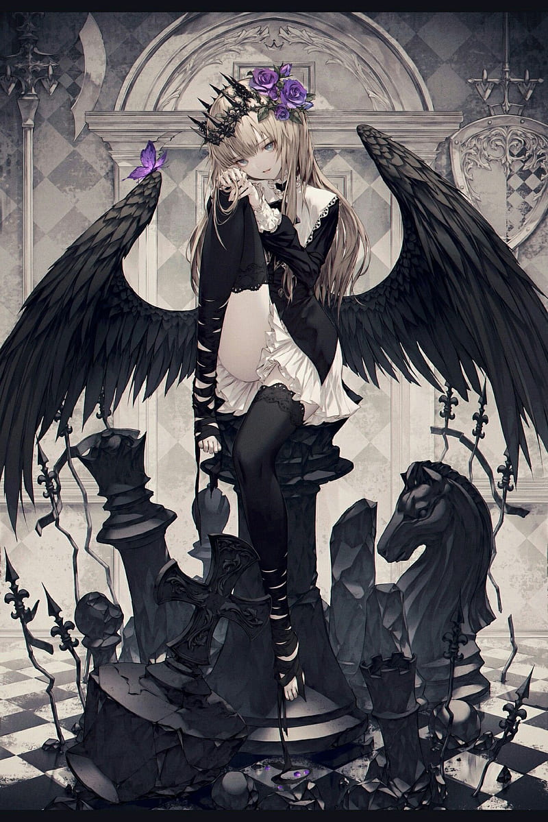 Fallen angel, dark, HD phone wallpaper | Peakpx