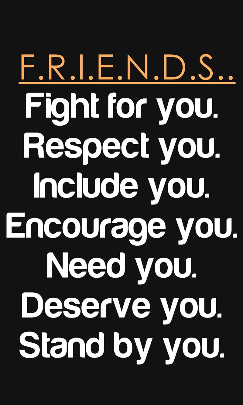 friends, deserve, encourage, fight, include, need, new, respect, HD phone wallpaper