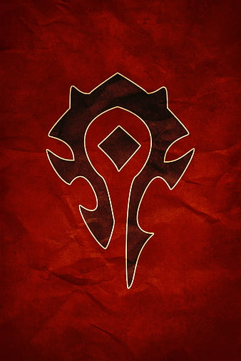 The Horde Logo WoW 4K Wallpaper #4.364