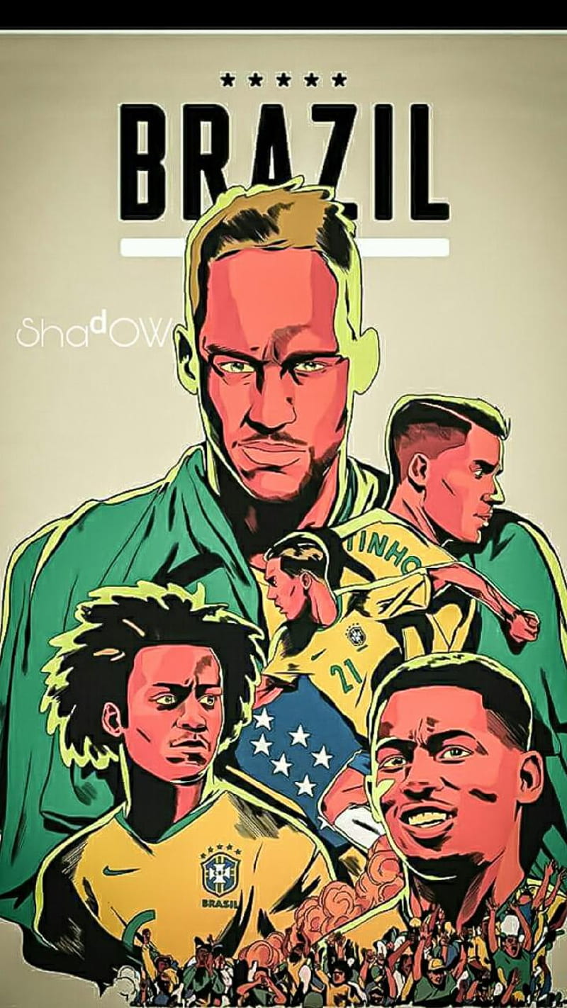 Brazil, legends, neymar, super, HD phone wallpaper Brazil, legends, neymar, super, HD phone wallpaper