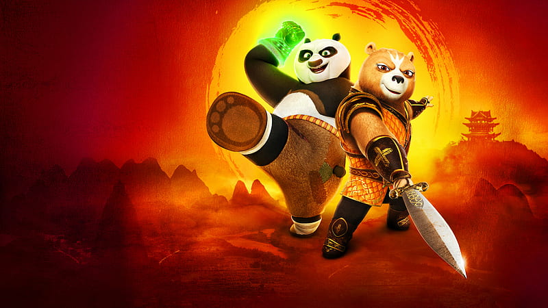 Kung Fu Panda The Dragon Knight 2022, HD wallpaper