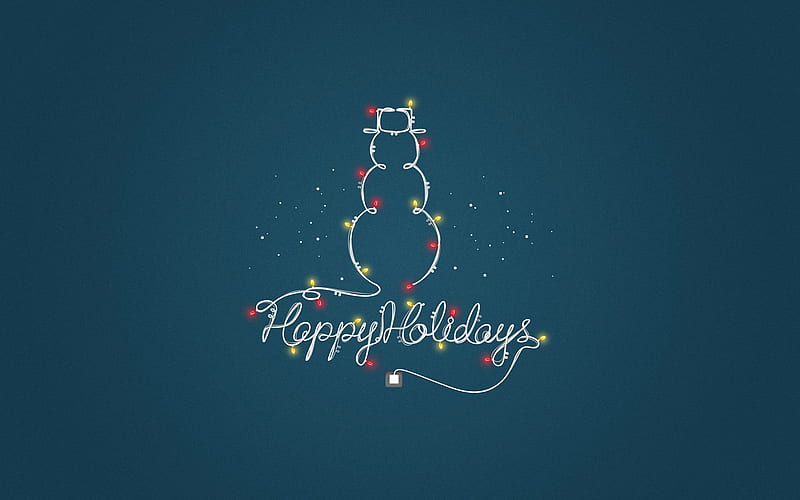 Happy Holidays, holidays, celebrations, christmas, HD wallpaper