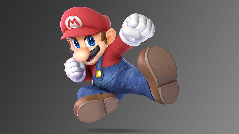 Mario Super Smash Bros Ultimate , super-smash-bros-ultimate, 2018-games, games, mario, HD wallpaper