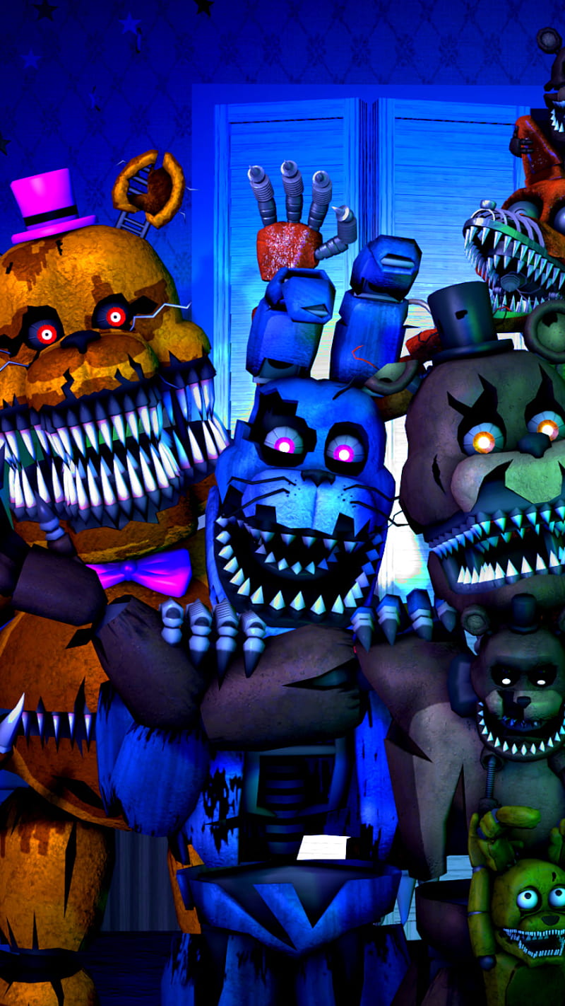 Nightmare, fnaf 4, horror, HD phone wallpaper