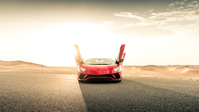 Lamborghini Aventador S Roadster 2020 Doors Open, lamborghini-aventador, lamborghini, carros, behance, HD wallpaper