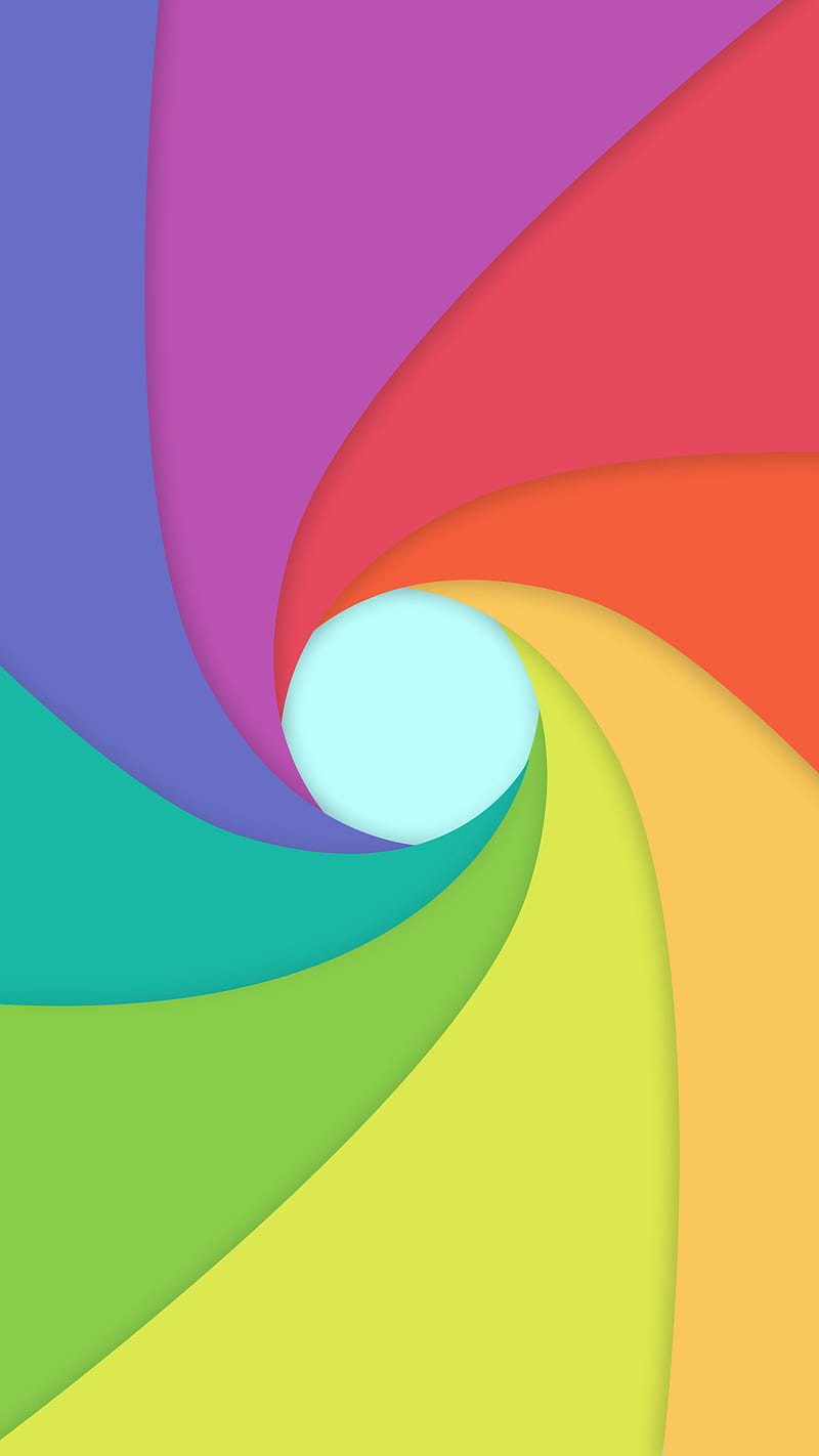 Gionee M6, 929, cool, new, pattern, q, rainbow, spiral, stoche, HD phone wallpaper
