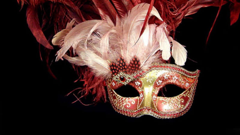 Mardis Gras, festival, masks, drama, theatre, HD wallpaper