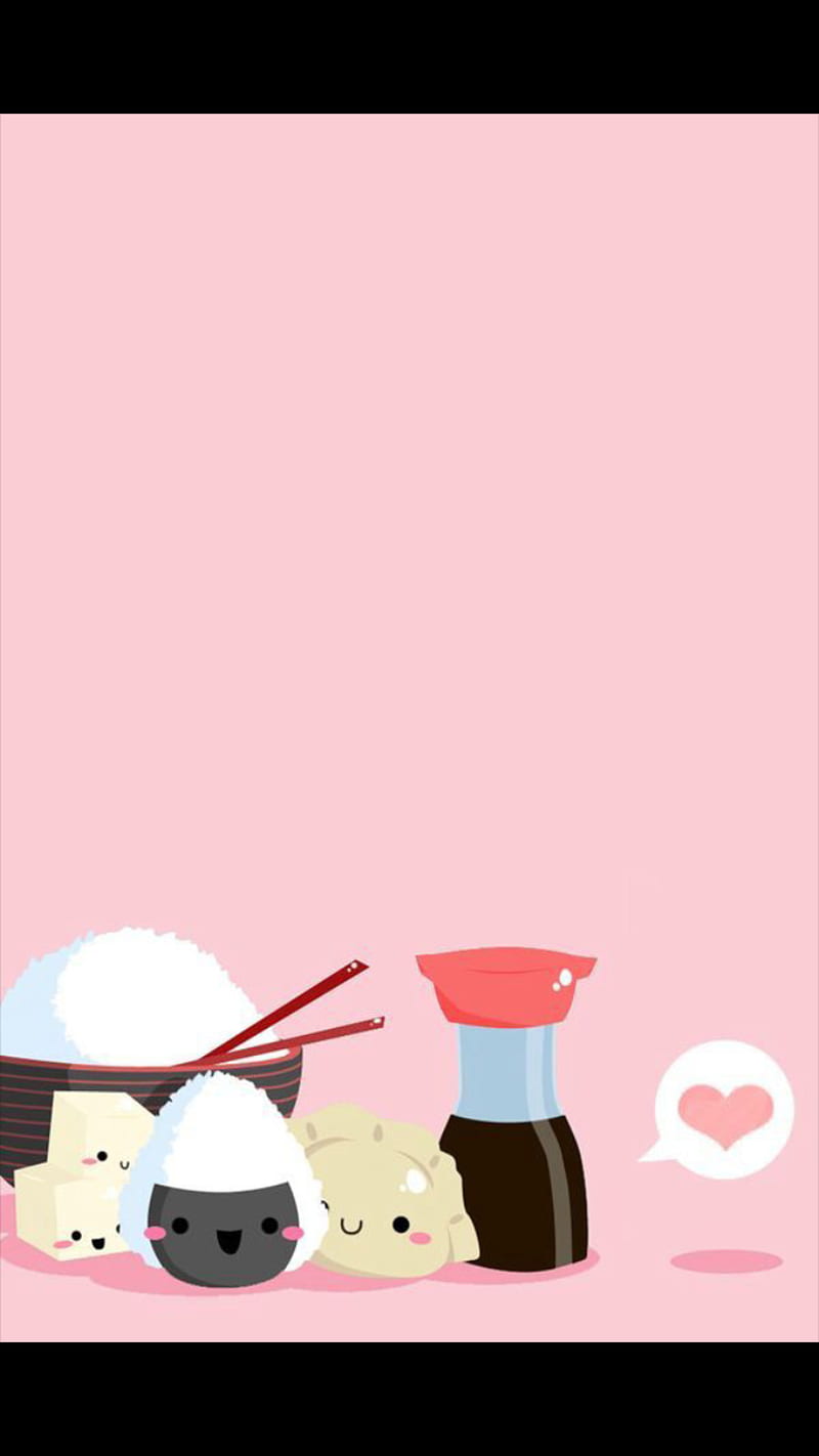 Sushi, aesthetic, cute, sushie, HD phone wallpaper