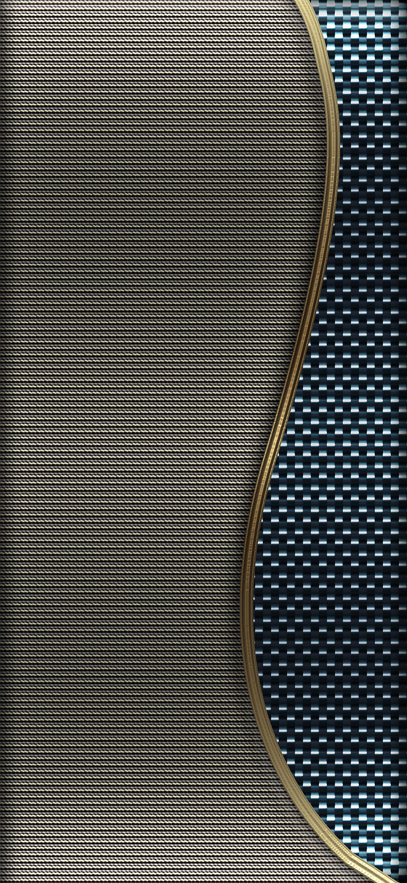 Two tone , abstract, blue, desenho, gold, iphone, iphone x, silver, HD phone wallpaper