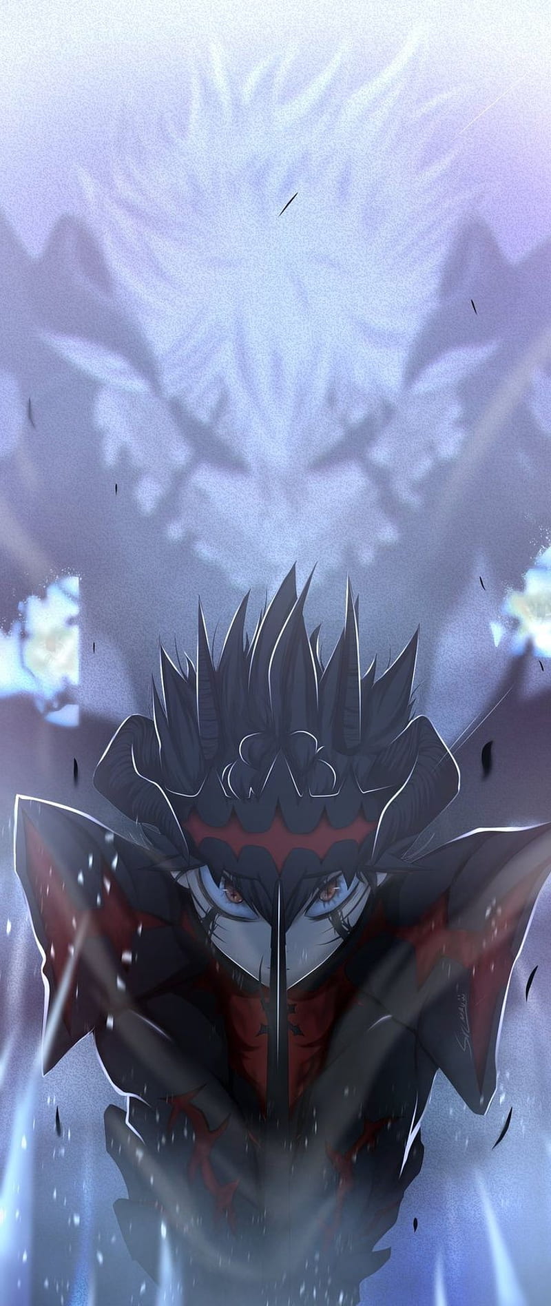 1242x2688 Resolution Asta FanArt Black Clover Iphone XS MAX