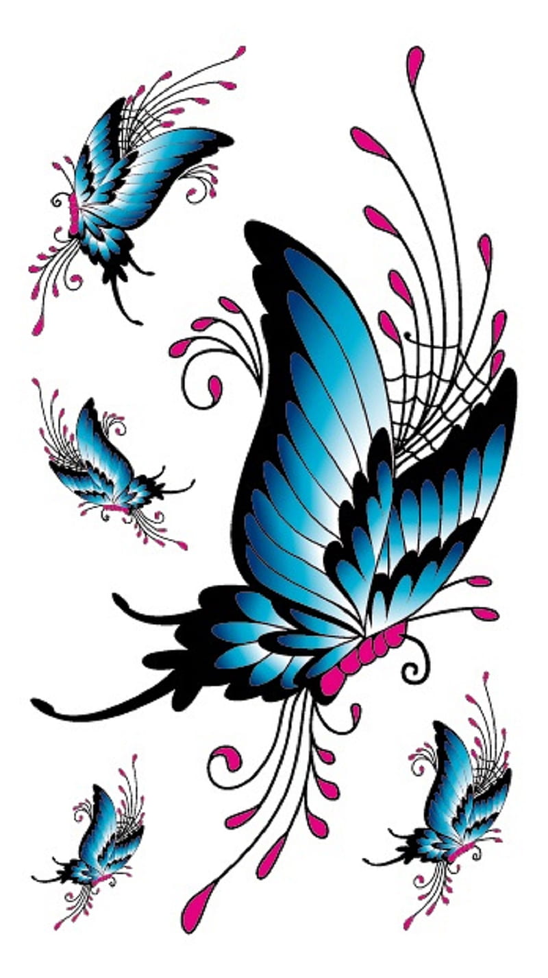 टैटू तितली कार्टून चित्रण तितली शरीर चित्रकला, तितली क्लिपआर्ट, टैटू तितली,  कार्टून चित्रण PNG चित्र और PSD फ़ाइल मुफ्त डाउनलोड के लिए