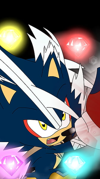 Shadic, sonic, shadow, fusion, chaos, emerald, fase, four, hetgehog, power,  HD phone wallpaper