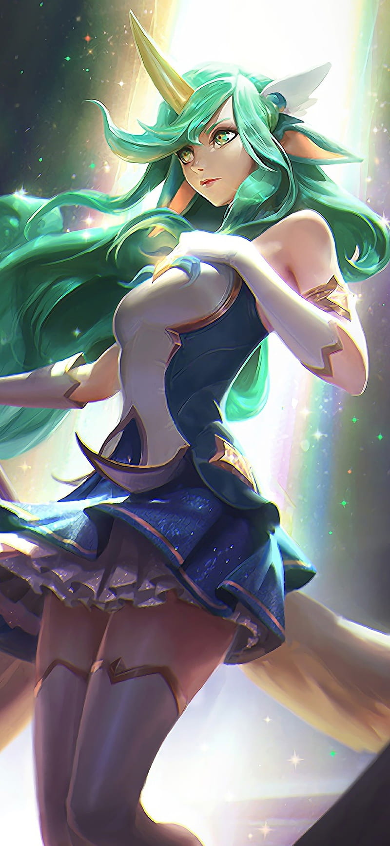 Star Guardian Soraka League Of Legends Live Wallpaper - WallpaperWaifu