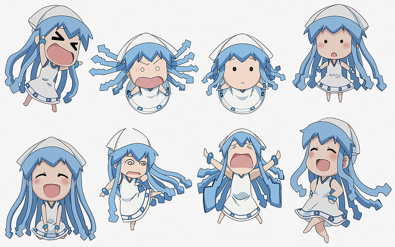 Squid Girl Anime Chibi YouTube Manga PNG, Clipart, Anime, Artwork, Blue,  Book, Boy Free PNG Download