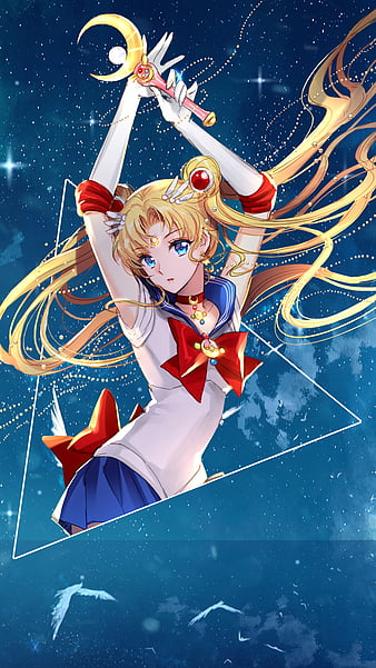 Sailor Moon, anime, cartoon, cute, kawaii, HD phone wallpaper | Peakpx