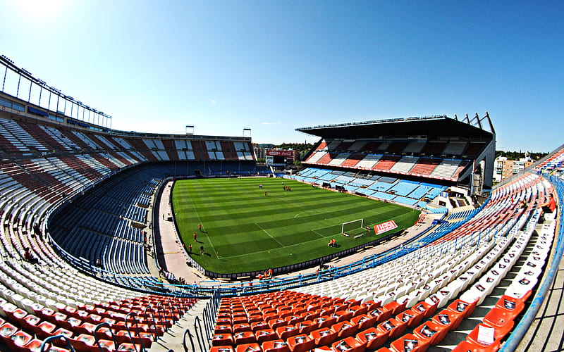Vicente Calderon Stadium, Atletico Madrid Stadium, Madrid, Spain, Spanish Football Stadiums, HD wallpaper