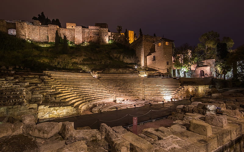Roman theatre of Verona, architecture, roman, ancient, Verona, Rome, theater, HD wallpaper