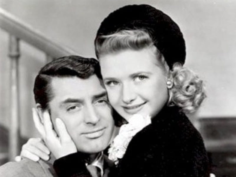 Cary Grant-Prisclla Lane01, prisclla land, arsenic and old lace, movie stars, cary grant, HD wallpaper