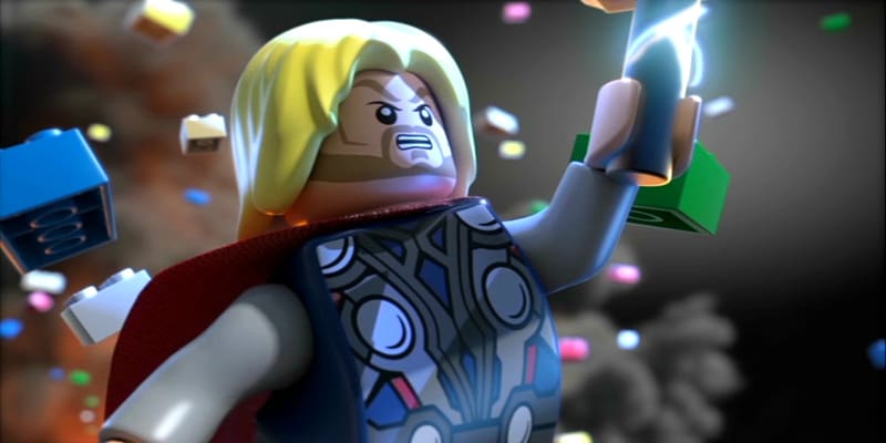Lego, Video Game, Thor, Lego Marvel Super Heroes, HD wallpaper