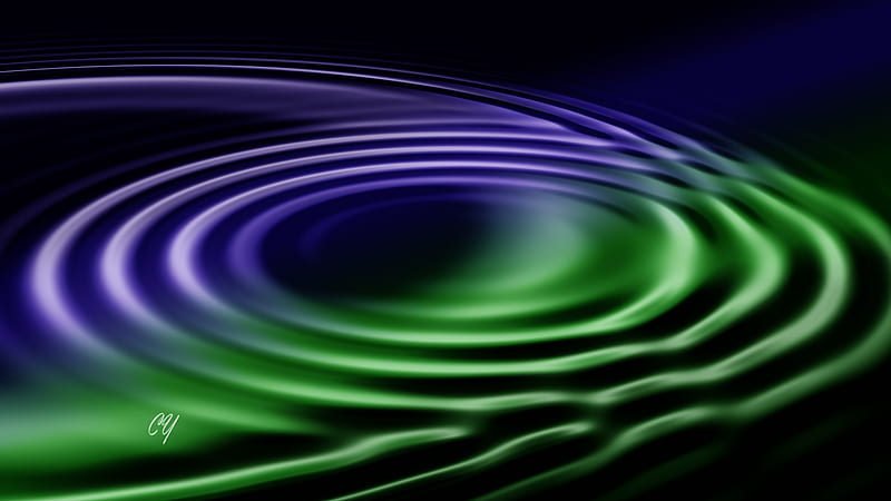 Pcologist-mixed-grn-purp-ripple-3d-, 3d , mixed green, purple rippled, Pcologist CY, HD wallpaper