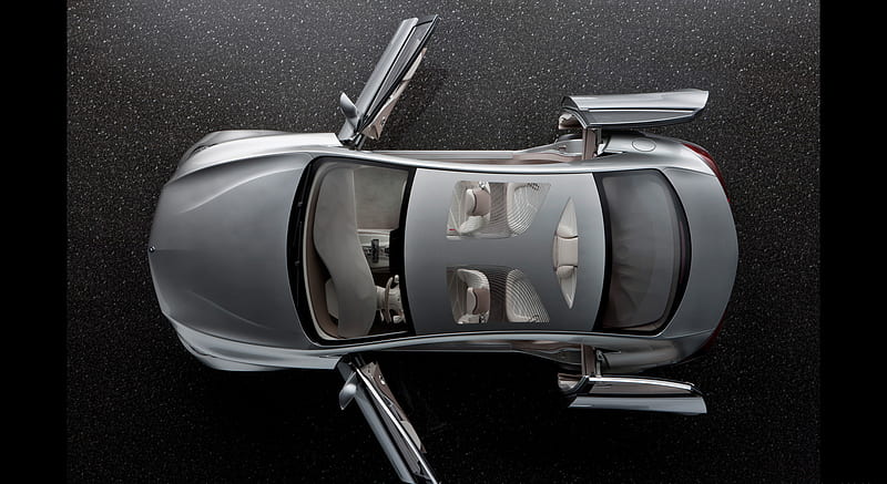 Mercedes-Benz F800 Style Concept (2010) - Doors Open - Top , car, HD wallpaper