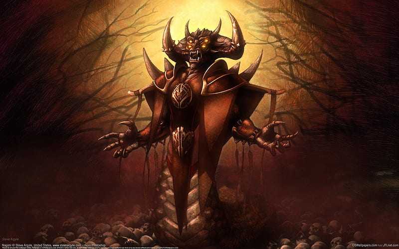 dark fantasy theme-Fantasy CG illustration, HD wallpaper