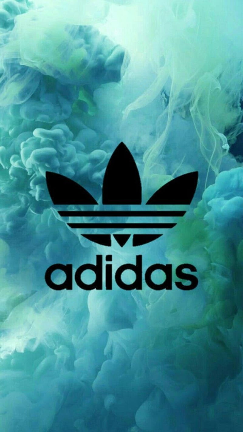 Adidas, teal, turquoise, bluegree, blue, green, HD phone wallpaper