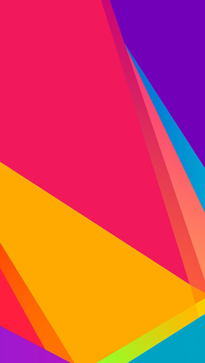 Colorful Shapes, Hd Phone Wallpaper 