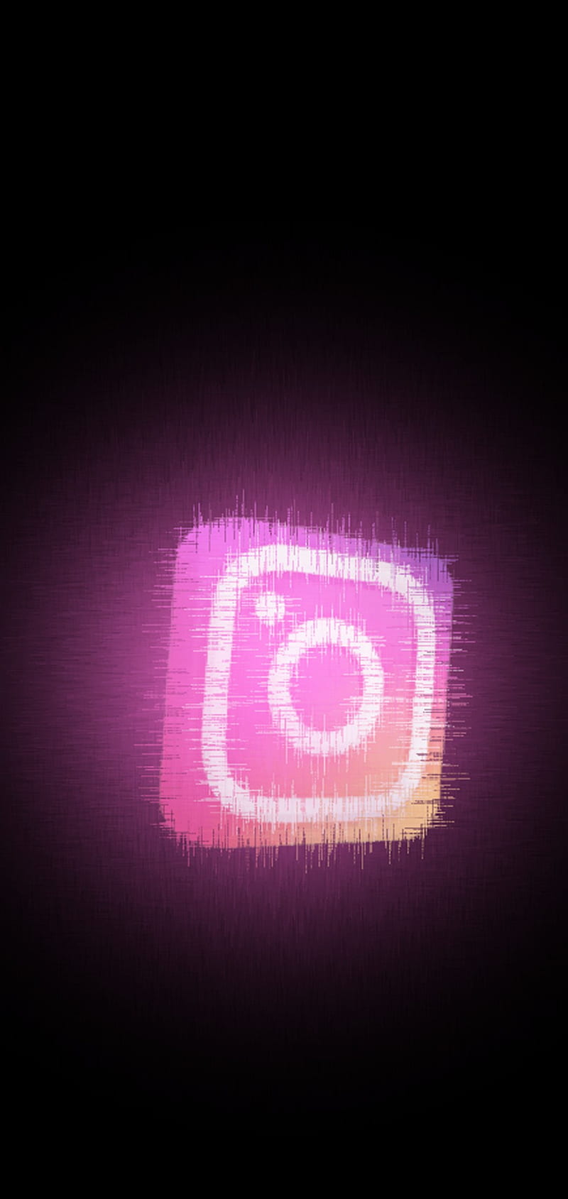 Premium PSD | Instagram icon with style light