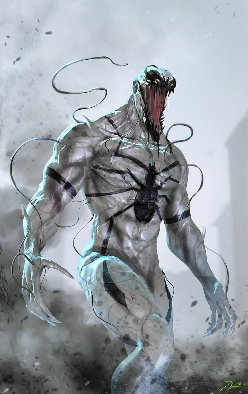 Anti-Venom, white, villian, HD phone wallpaper