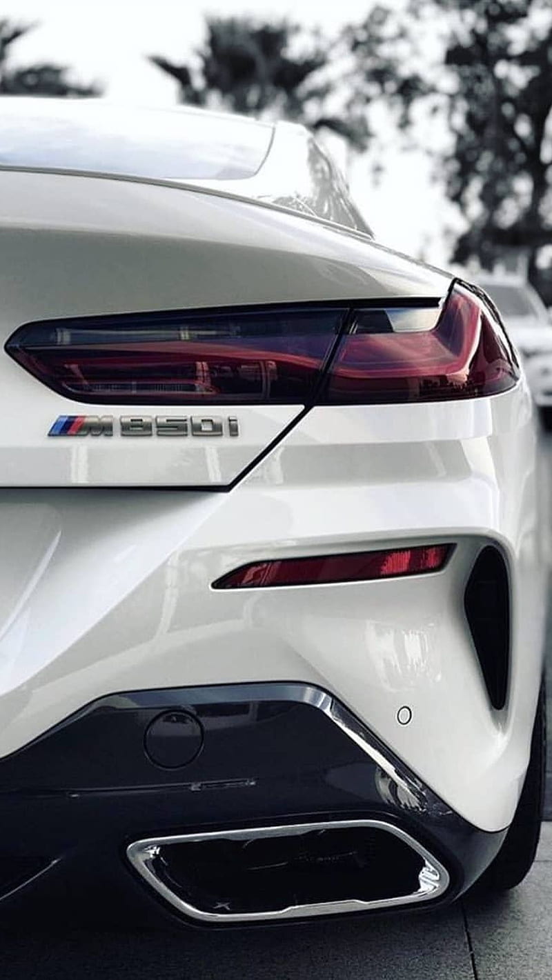 BMW M850i, 8er, 8 series, the 8, coupe, rear view, car, vehicle, luxury, HD phone wallpaper