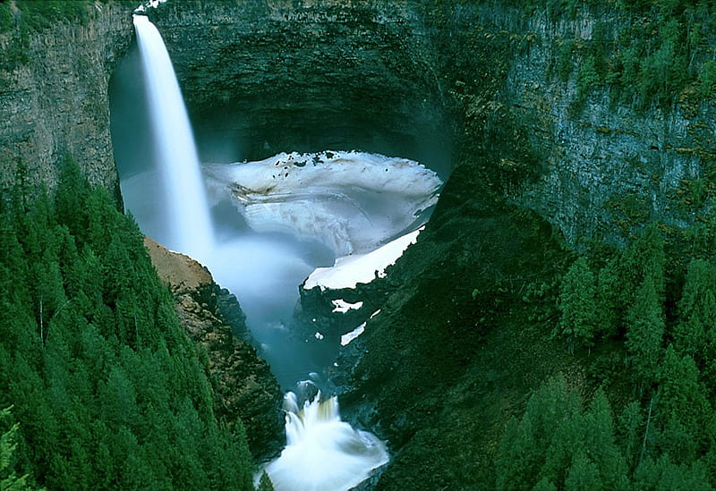 Helmcken Falls, beauty, nature, water, canada, HD wallpaper