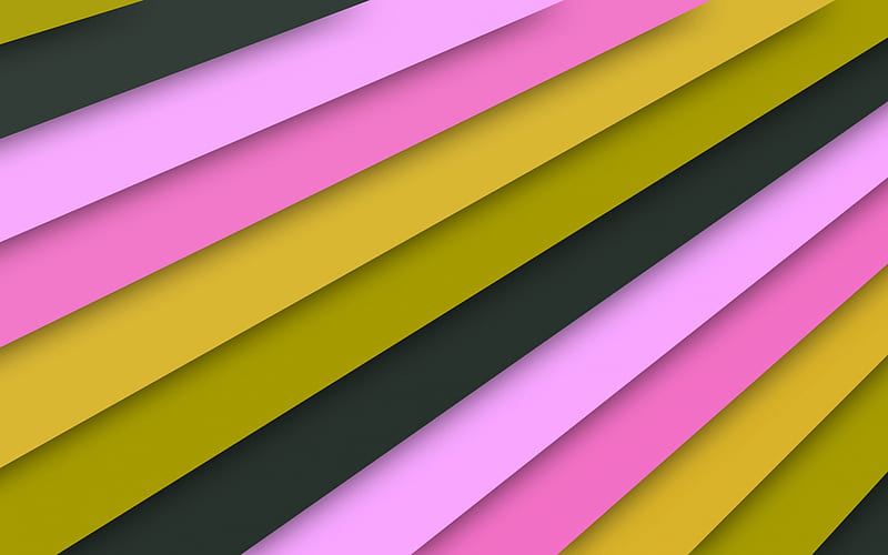 colorful lines, geometric shapes, colorful rays, material design, lollipop, triangles, creative, strips, geometry, colorful backgrounds, HD wallpaper