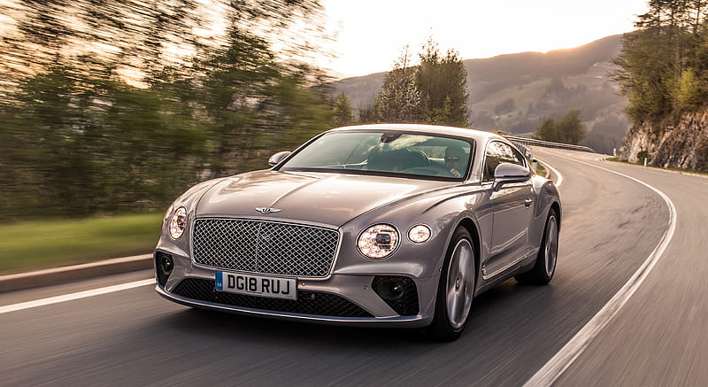 2018 Bentley Continental GT (Color: Extreme Silver) - Front, car, HD ...