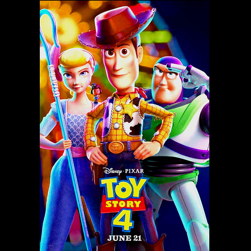 Toy Story 4, andy, buzz, disney, pixar, toys, woody, HD phone wallpaper