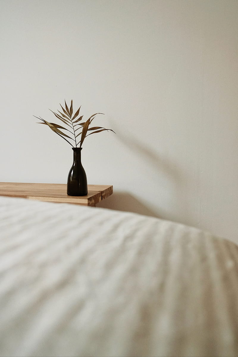 room, interior, vase, minimalism, HD phone wallpaper
