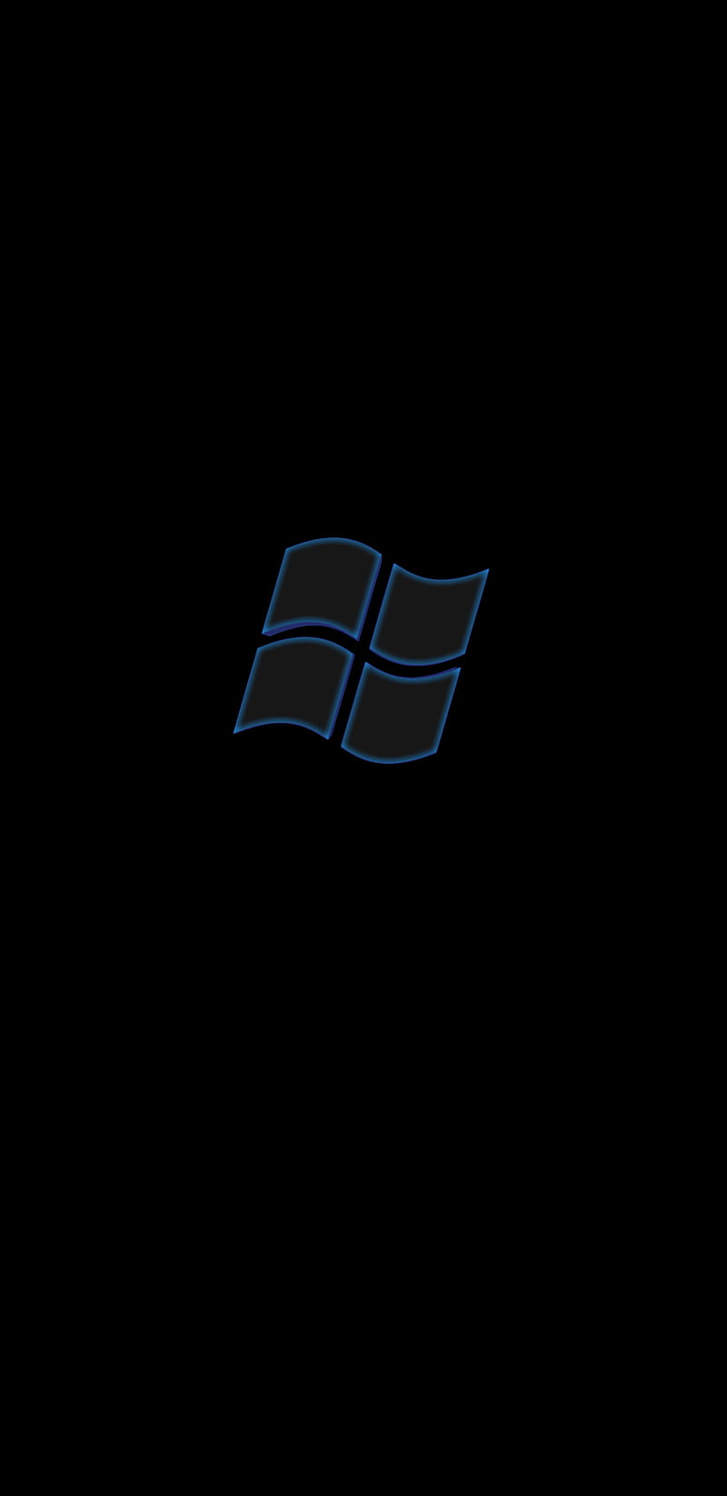 Windows logo blue, microsoft, windows 10, HD phone wallpaper