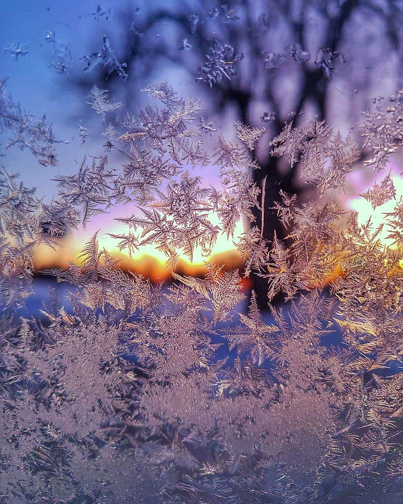 Winter Solstice, snowflakes, HD phone wallpaper