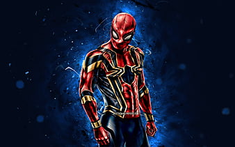Spiderman - Iron Spider Armor Suit Mobile Wallpaper : r/MobileWallpapers4K