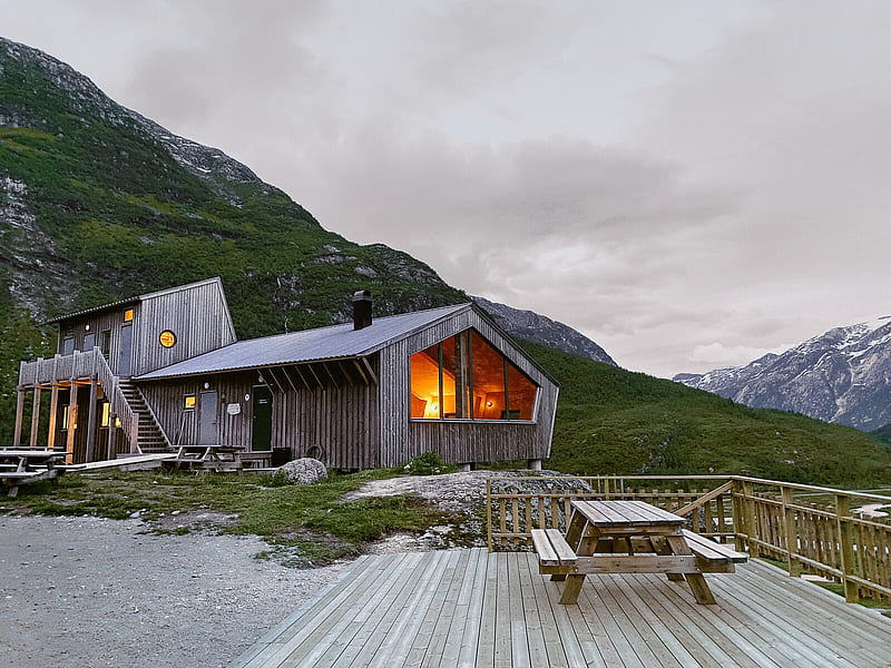 One Night in Snøhetta's Remote Hiking Cabin in the Norwegian Wilderness - Dwell, Norway Cabin, HD wallpaper