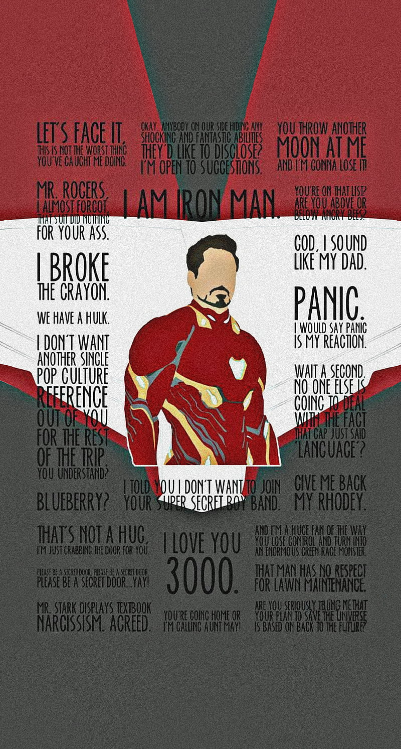 Iron Man Quotes, avengers, endgame, infinity war, iron man, mark20 ...