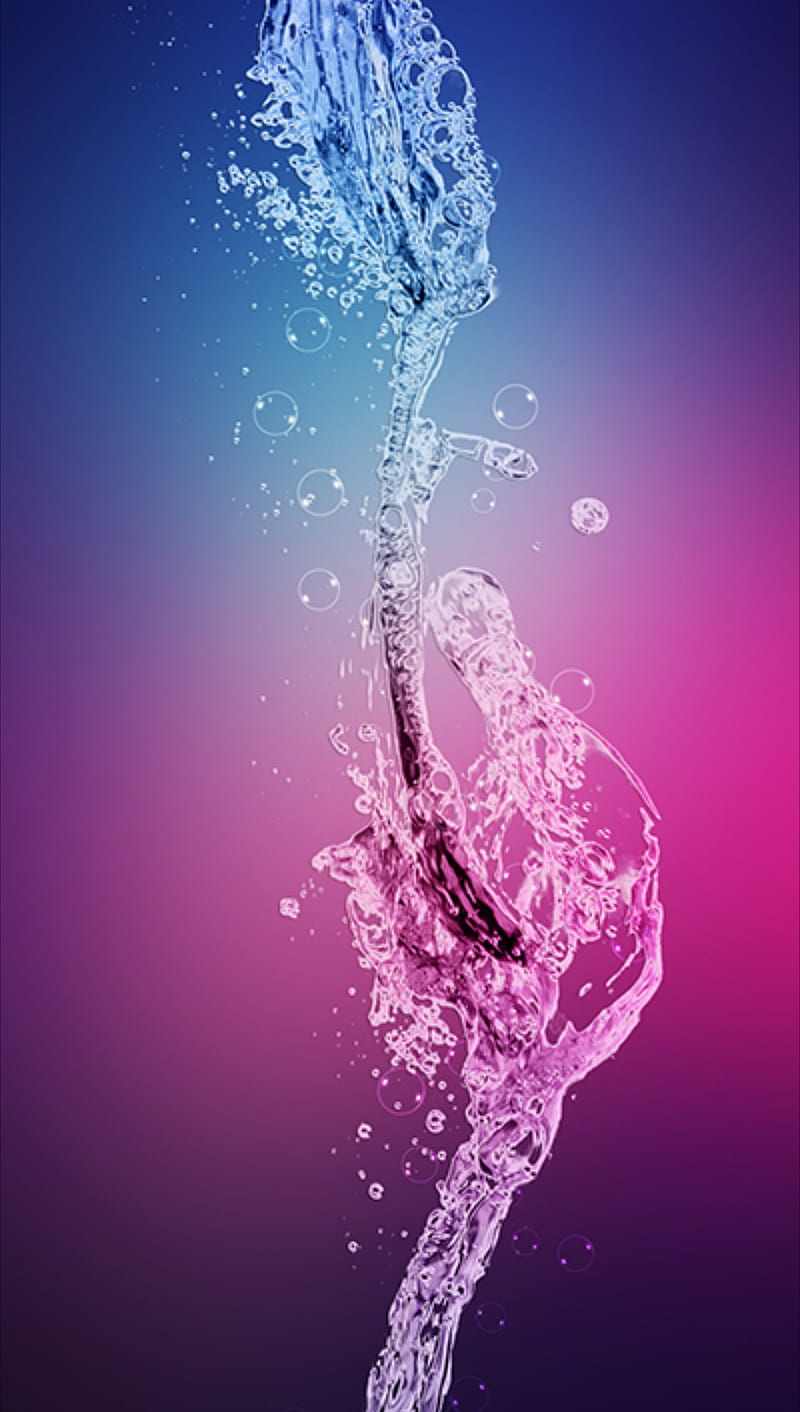 Water Drops, pink, HD phone wallpaper