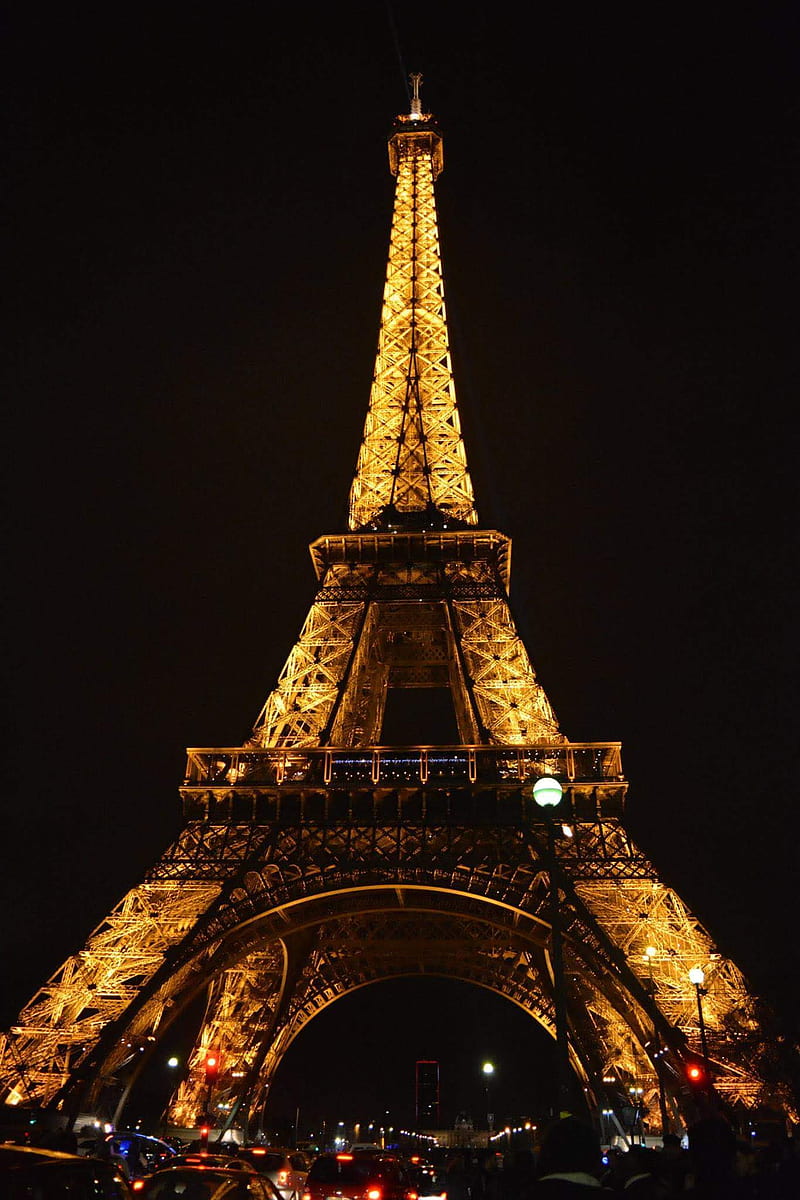 Tour Eiffel, city, lights, magic, night, paris, tower, HD phone |