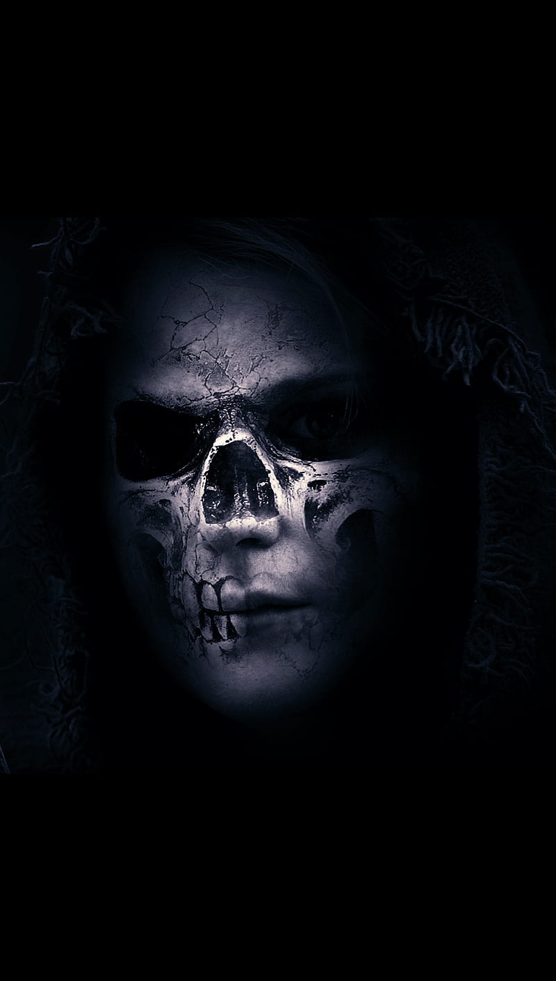 Scary Skull, gsdf, HD phone wallpaper