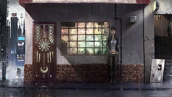 HD desktop wallpaper: Anime, City, Cyberpunk, Crow, Original download free  picture #764515