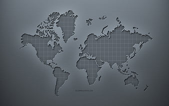Download Binary Coding World Map Wallpaper