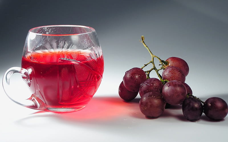 Drink, grape, grapes, drop, bunch, drinks, mug, drops, HD wallpaper
