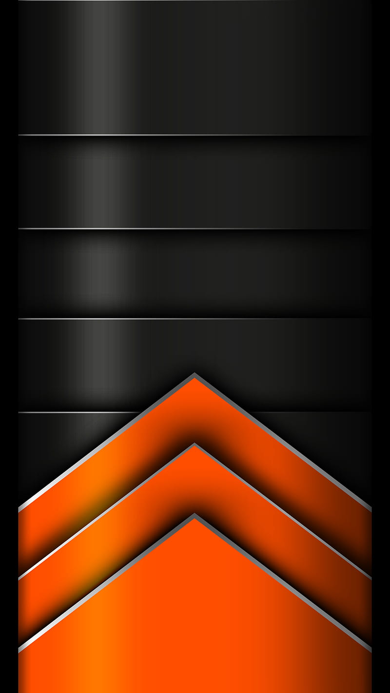 Black 251, orange, HD phone wallpaper