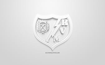 Rayo Vallecano Club Logo Symbol La Liga Spain Football Abstract Design  Vector Illustration With Black Background 27011301 Vector Art at Vecteezy